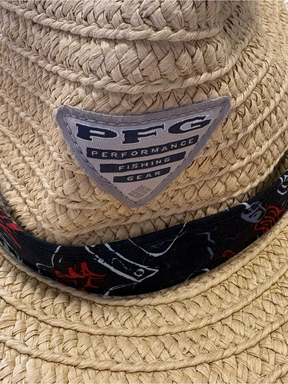 Columbia PFG Straw Sun Hat - Natural
